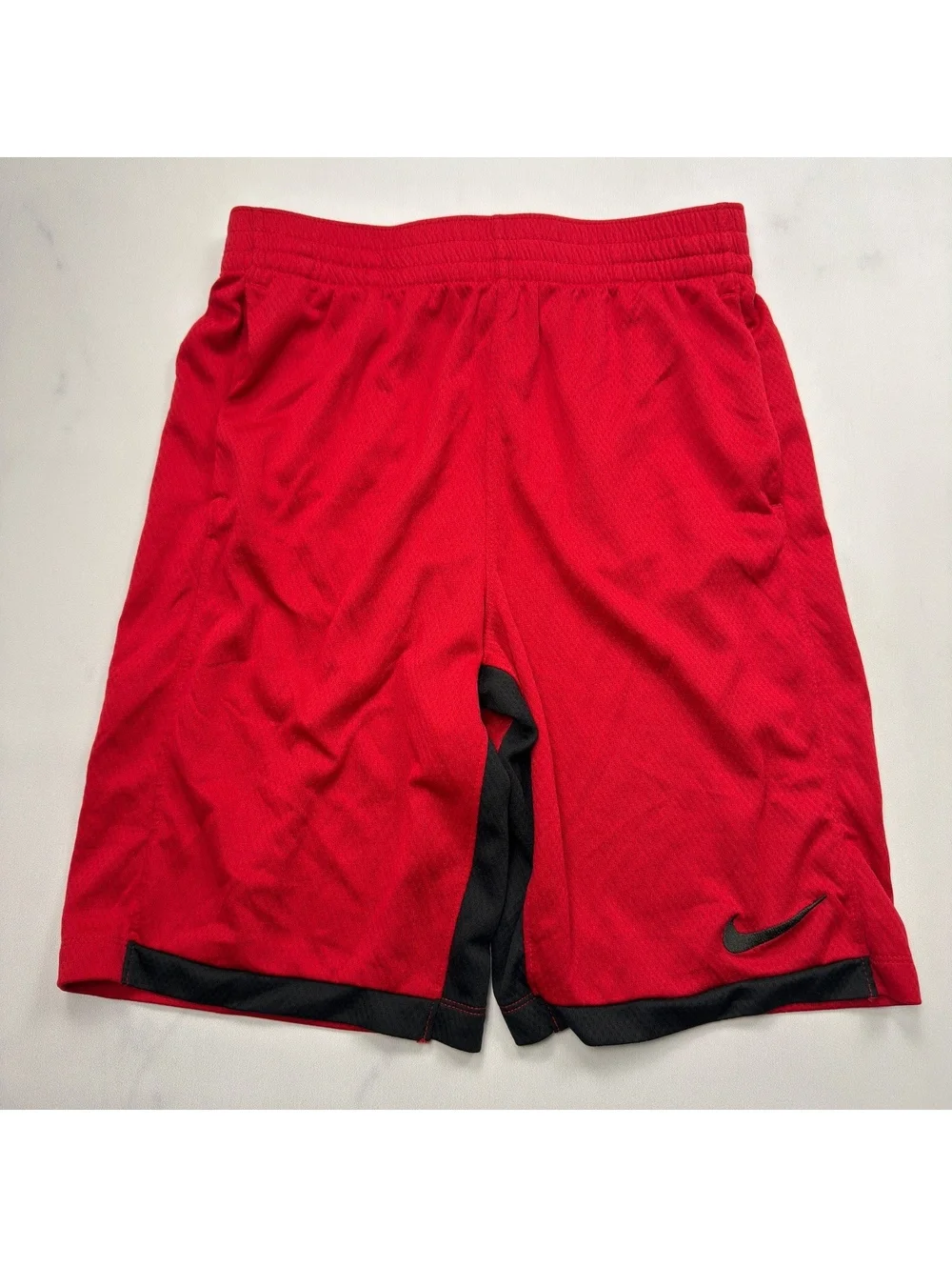 Nike Athletic Shorts Red Black Dri-FIT - Boys XL